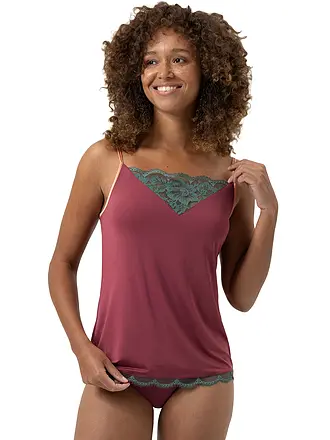 MEY | Top - Unterhemd CAMISOLE POETRY VOGUE schwarz | dunkelrot